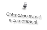 Calendario eventi e prenotazioni