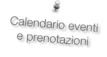 Calendario eventi e prenotazioni